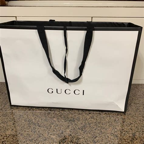 walking with gucci shoping bag|Gucci no bag review.